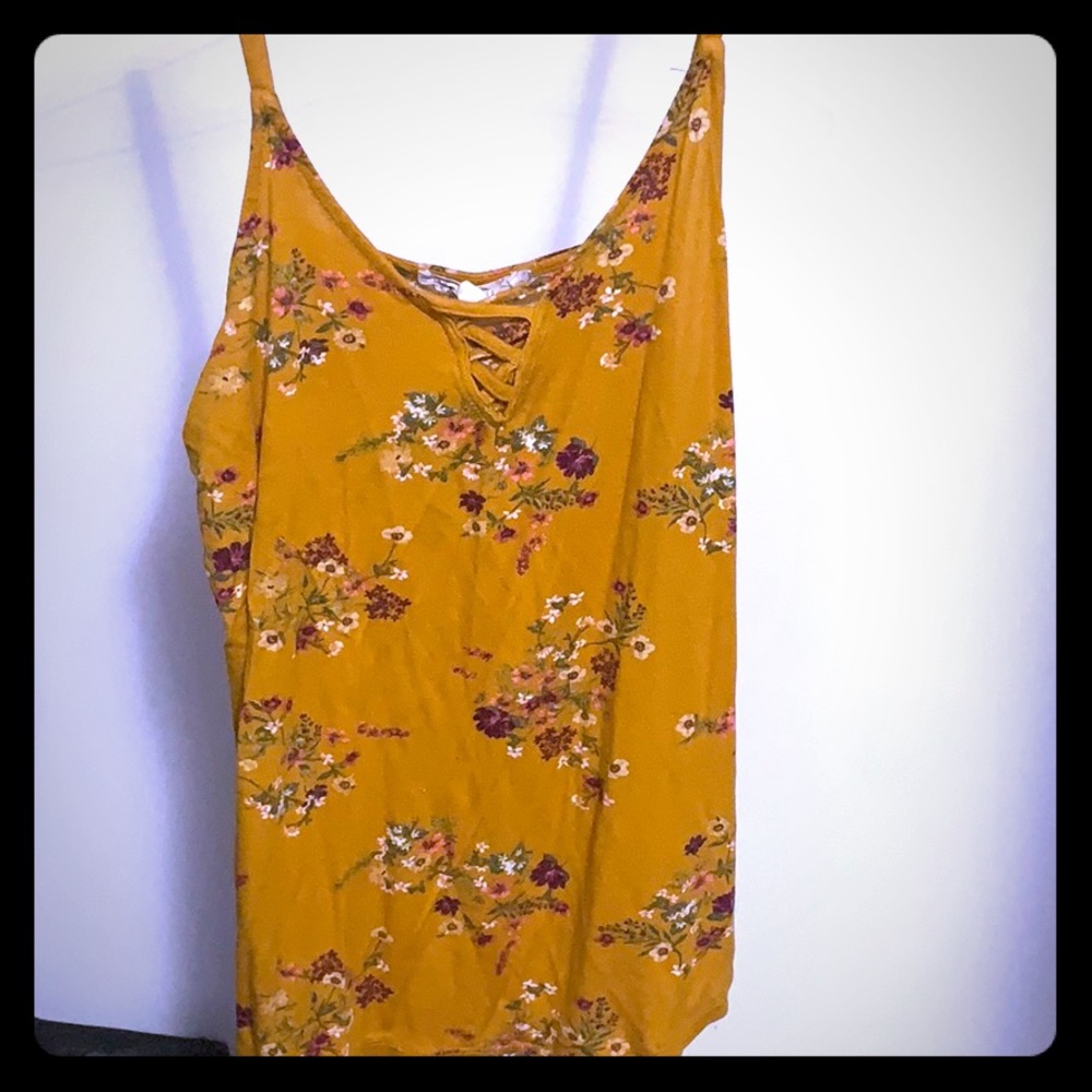 Floral tank top